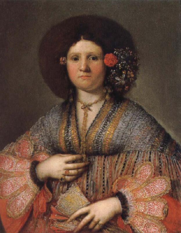 Girolamo Forabosco Portrait of a Venetian Lady oil painting picture